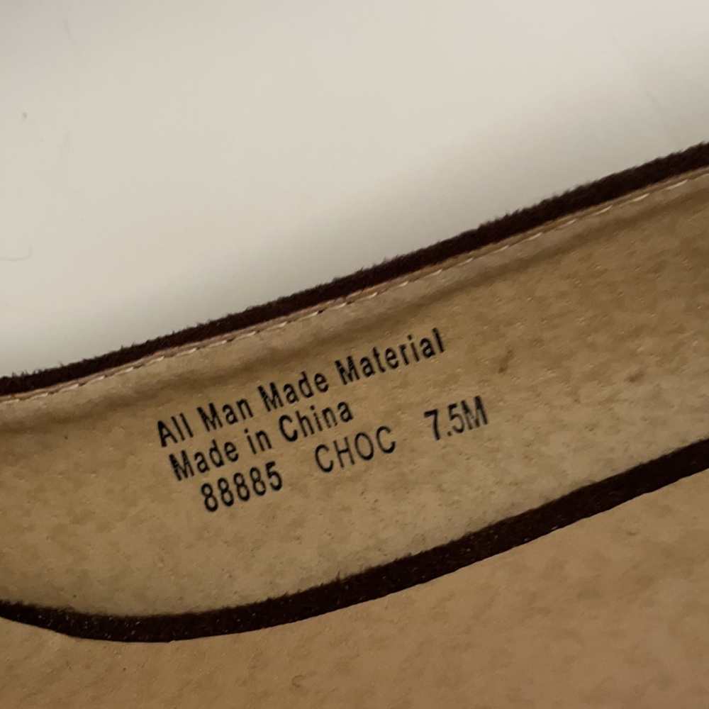Boston design studio brown suede heel shoes 7.5 - Picture 8 of 8